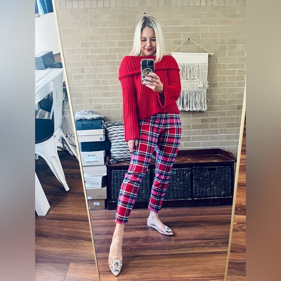 BB Dakota Sweaters - BB Dakota Vibrant Red Turtleneck Sweater